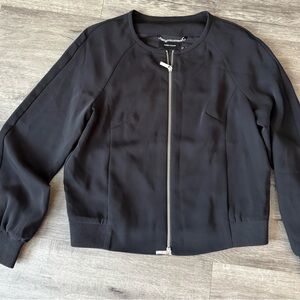 Black Zip-Up Jacket Karen millen size 12 #22